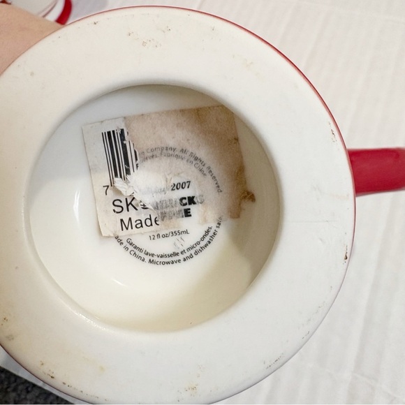 Vintage Starbucks Starbucks Christmas Mugs 4 Collectible Holiday 2005 and 2007 - Picture 7 of 16